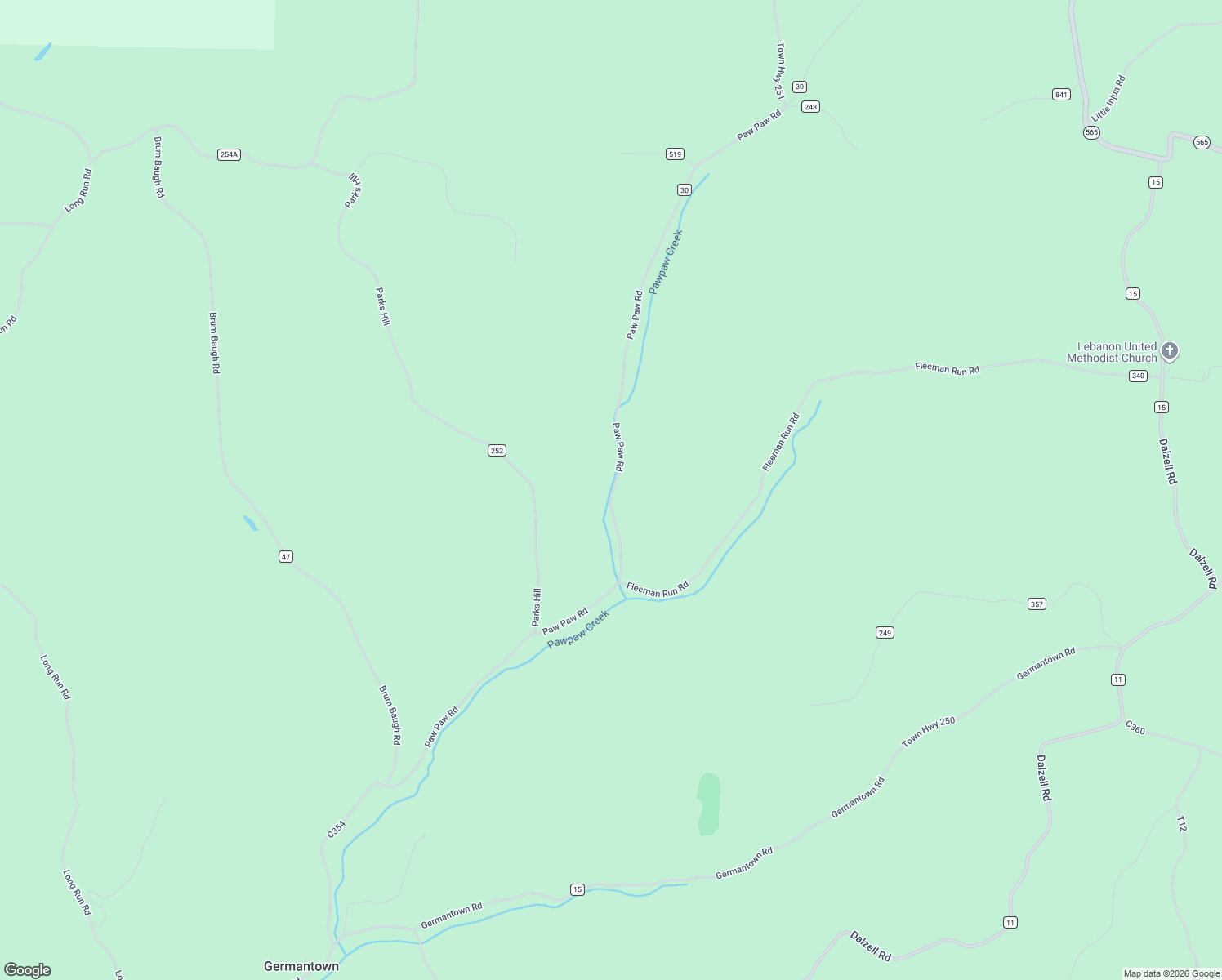 map of restaurants, bars, coffee shops, grocery stores, and more near 34906 Paw Paw Road in Lower Salem