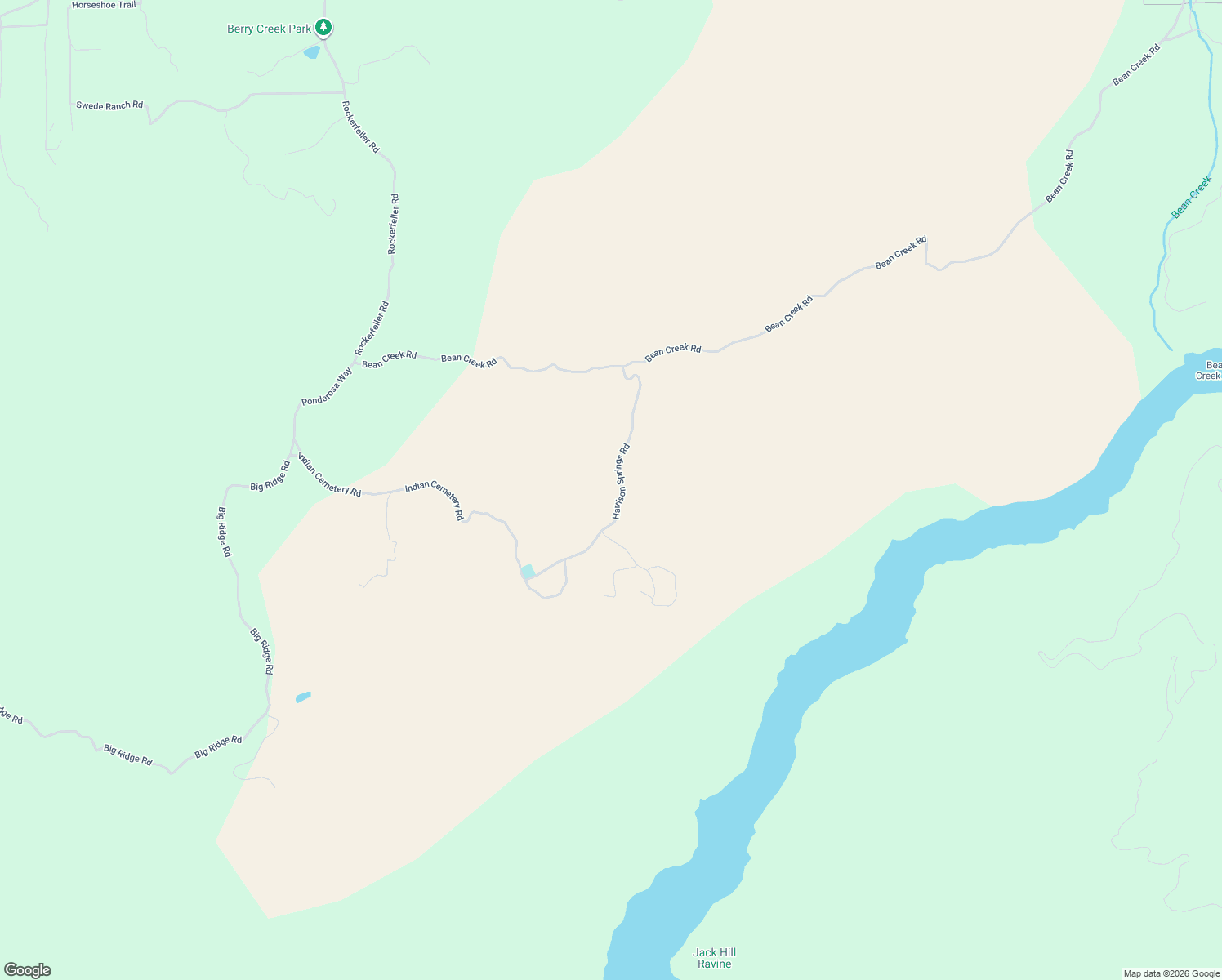 map of restaurants, bars, coffee shops, grocery stores, and more near 186 Harrison Springs Road in Berry Creek