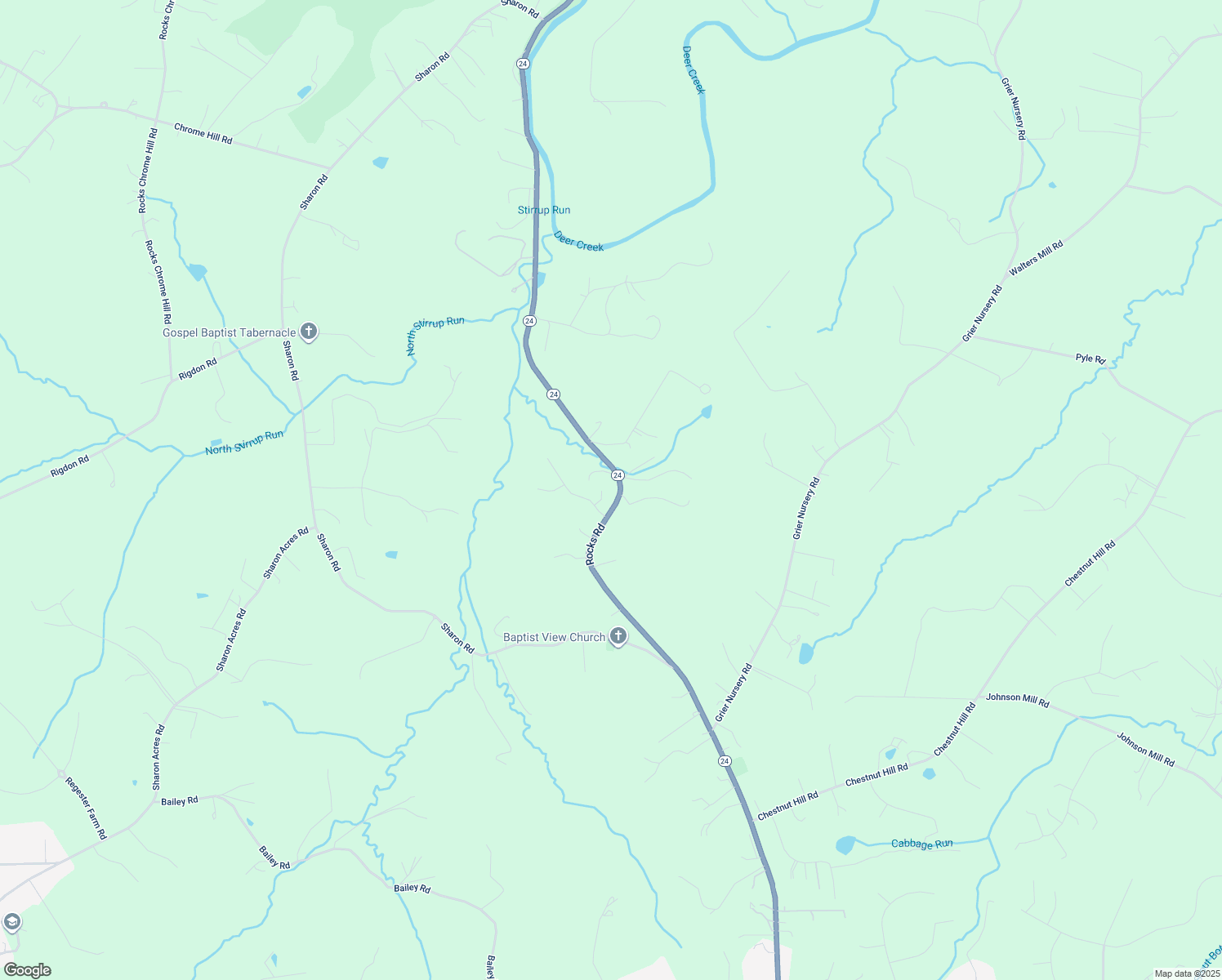 map of restaurants, bars, coffee shops, grocery stores, and more near 2804 Rocks Rd in Jarrettsville