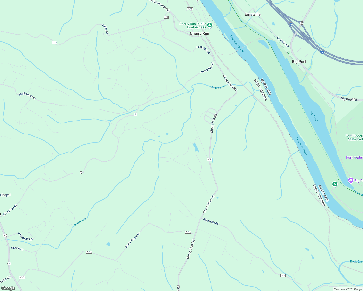 map of restaurants, bars, coffee shops, grocery stores, and more near 432 Village Drive in Hedgesville