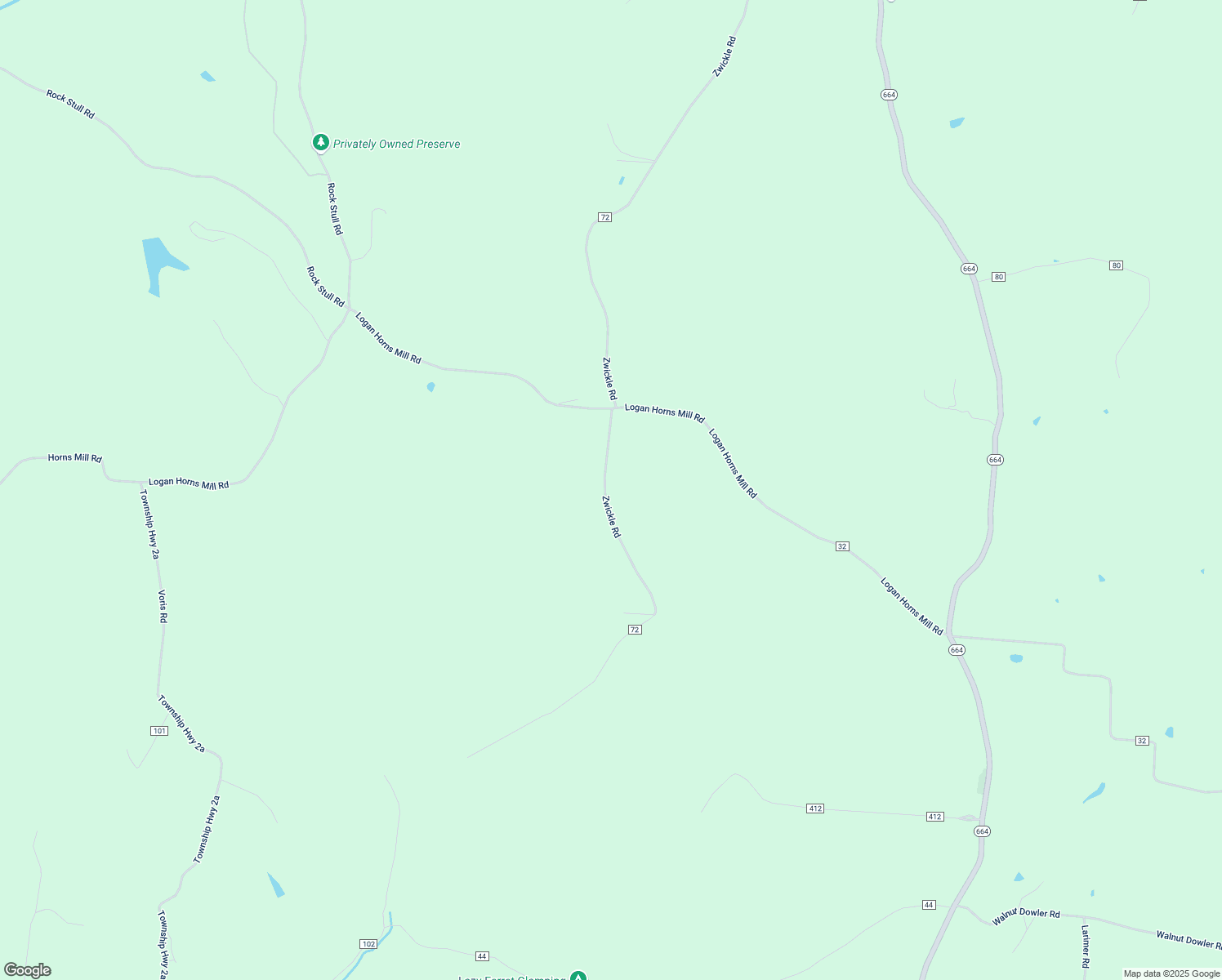 map of restaurants, bars, coffee shops, grocery stores, and more near 7971-8665 Zwickle Road in Logan