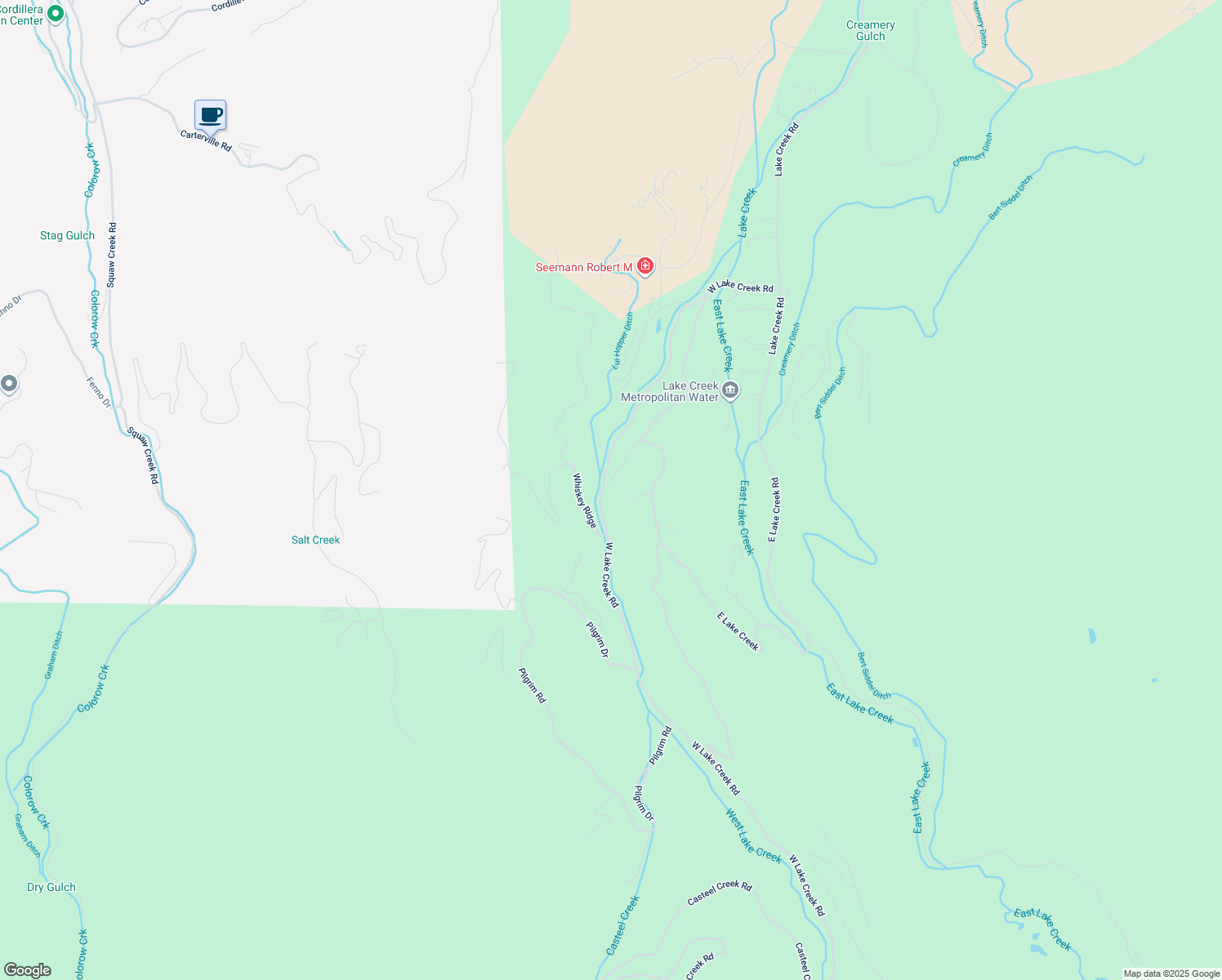 map of restaurants, bars, coffee shops, grocery stores, and more near 37 Elk Ln in Edwards