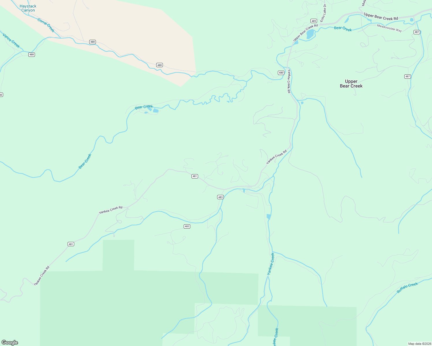 map of restaurants, bars, coffee shops, grocery stores, and more near 15 Gi-Gi Lane in Evergreen