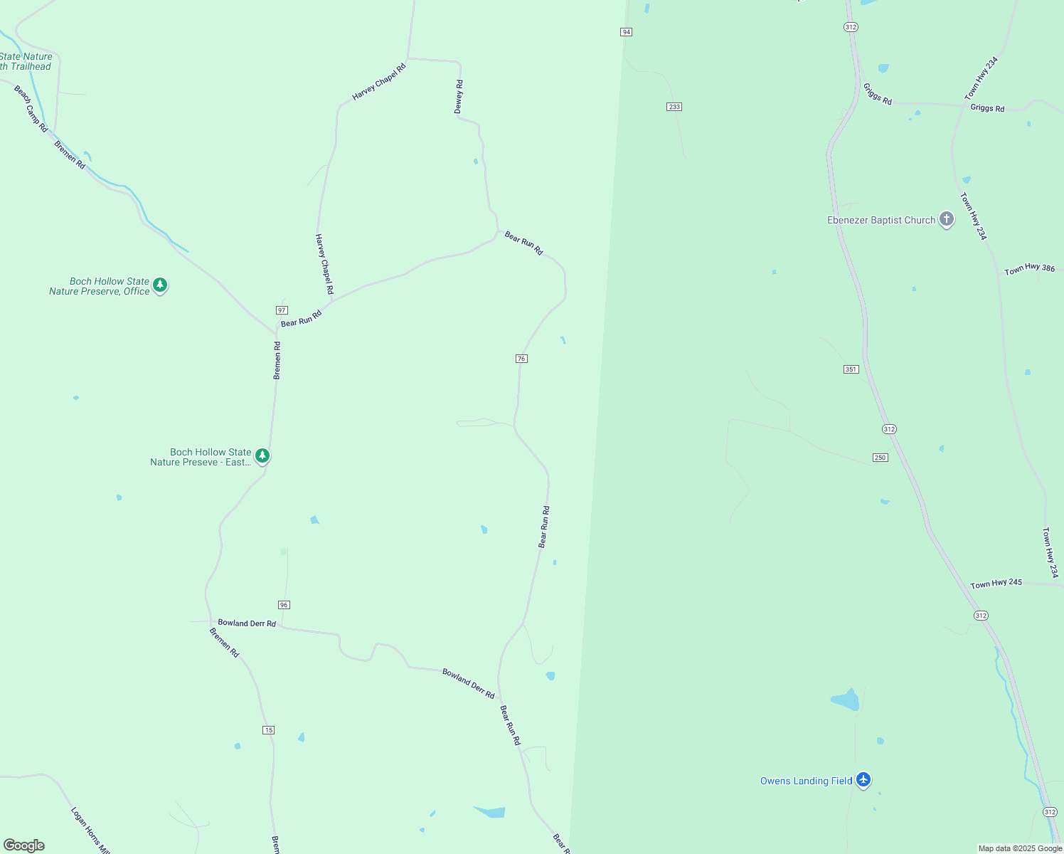 map of restaurants, bars, coffee shops, grocery stores, and more near 7814 Bear Run Road in Logan