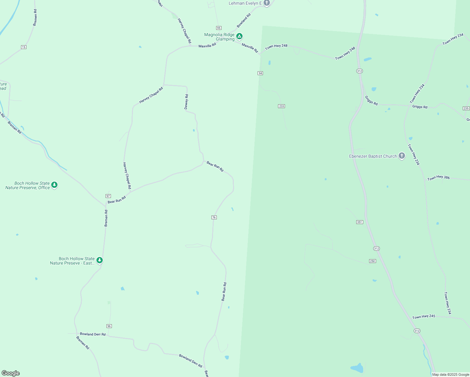 map of restaurants, bars, coffee shops, grocery stores, and more near 7814 Bear Run Road in Logan
