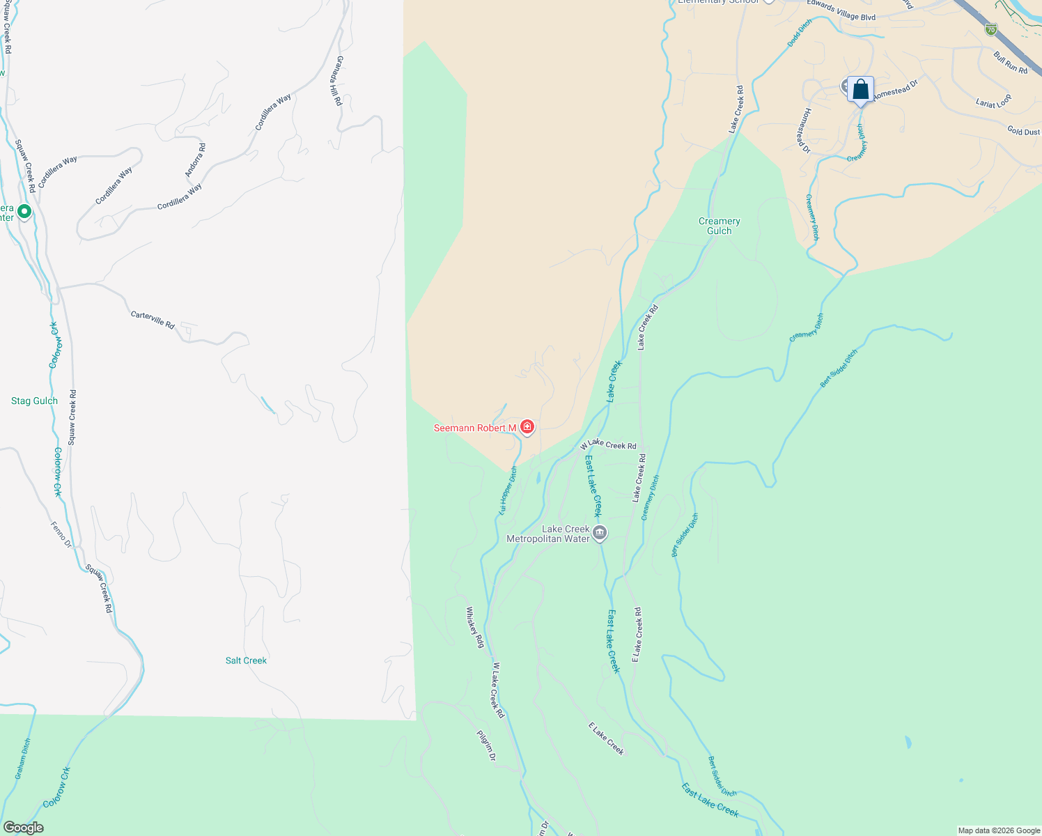 map of restaurants, bars, coffee shops, grocery stores, and more near 91 Spring Pl in Edwards