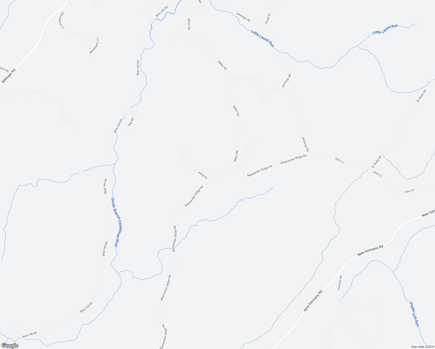 map of restaurants, bars, coffee shops, grocery stores, and more near 3287 Maynardier Ridge Road in Grantsville