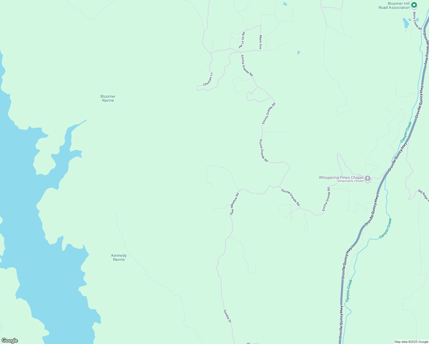 map of restaurants, bars, coffee shops, grocery stores, and more near 195 Lonesome Dove Circle in Berry Creek