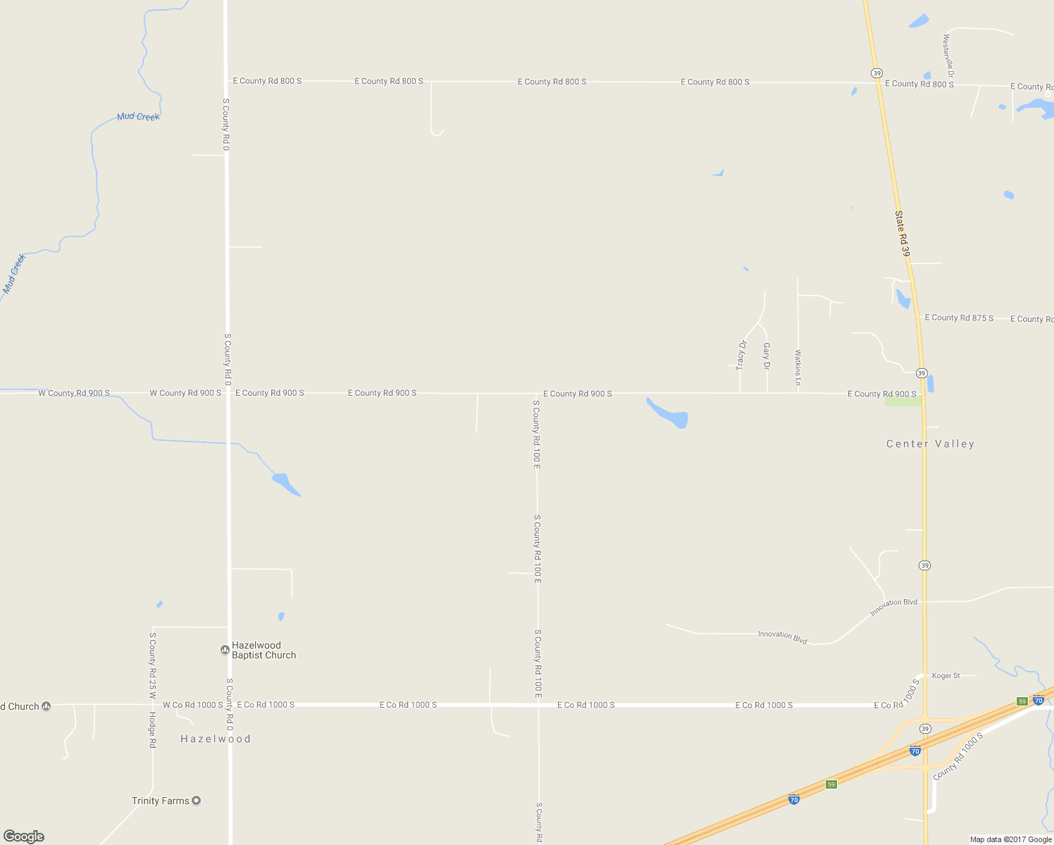 map of restaurants, bars, coffee shops, grocery stores, and more near 9136 South County Road 100 East in Clayton