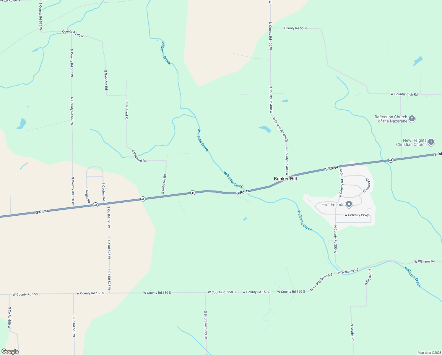 map of restaurants, bars, coffee shops, grocery stores, and more near 4246 Indiana 44 in Connersville