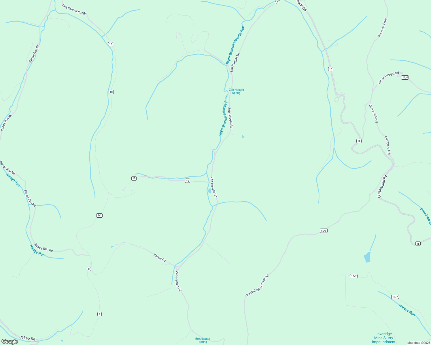 map of restaurants, bars, coffee shops, grocery stores, and more near 761 Zeb Haught Road in Wadestown