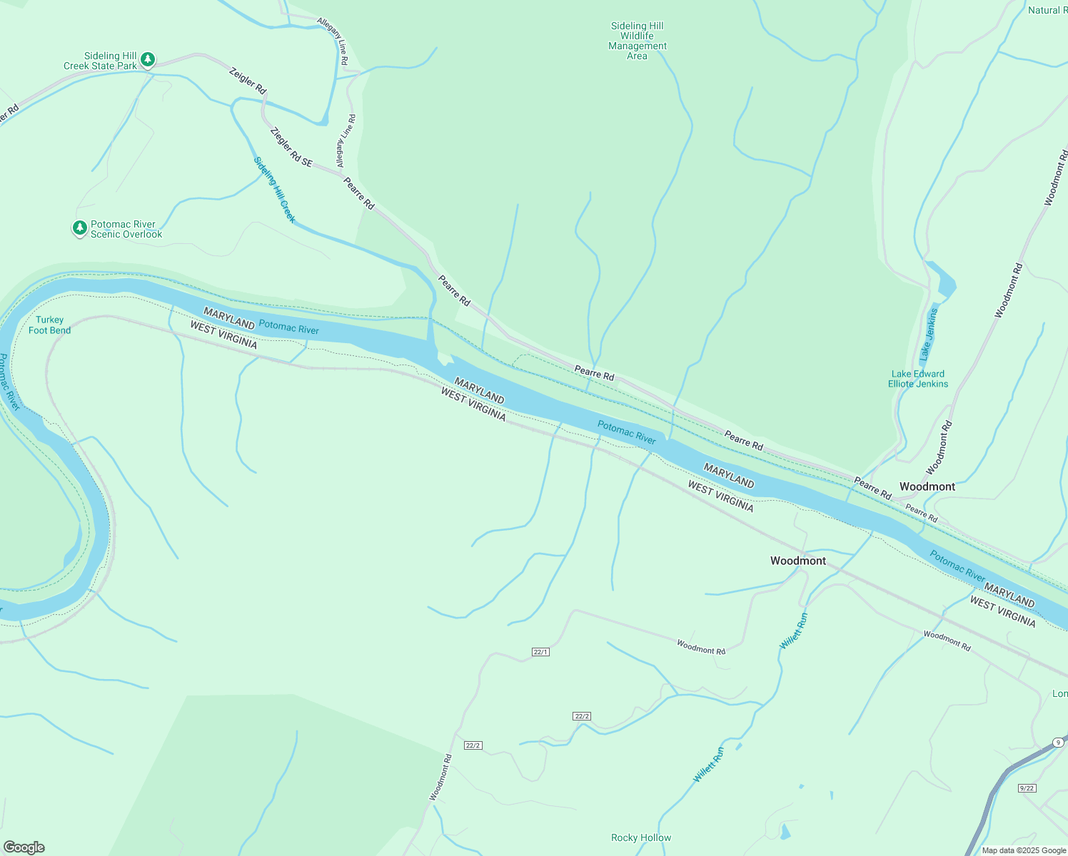 CSX Trail, Great Cacapon WV Walk Score