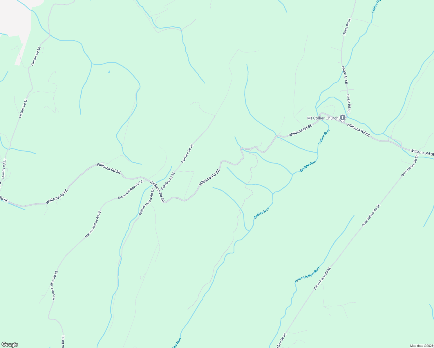 map of restaurants, bars, coffee shops, grocery stores, and more near 15099 Williams Road Southeast in Cumberland