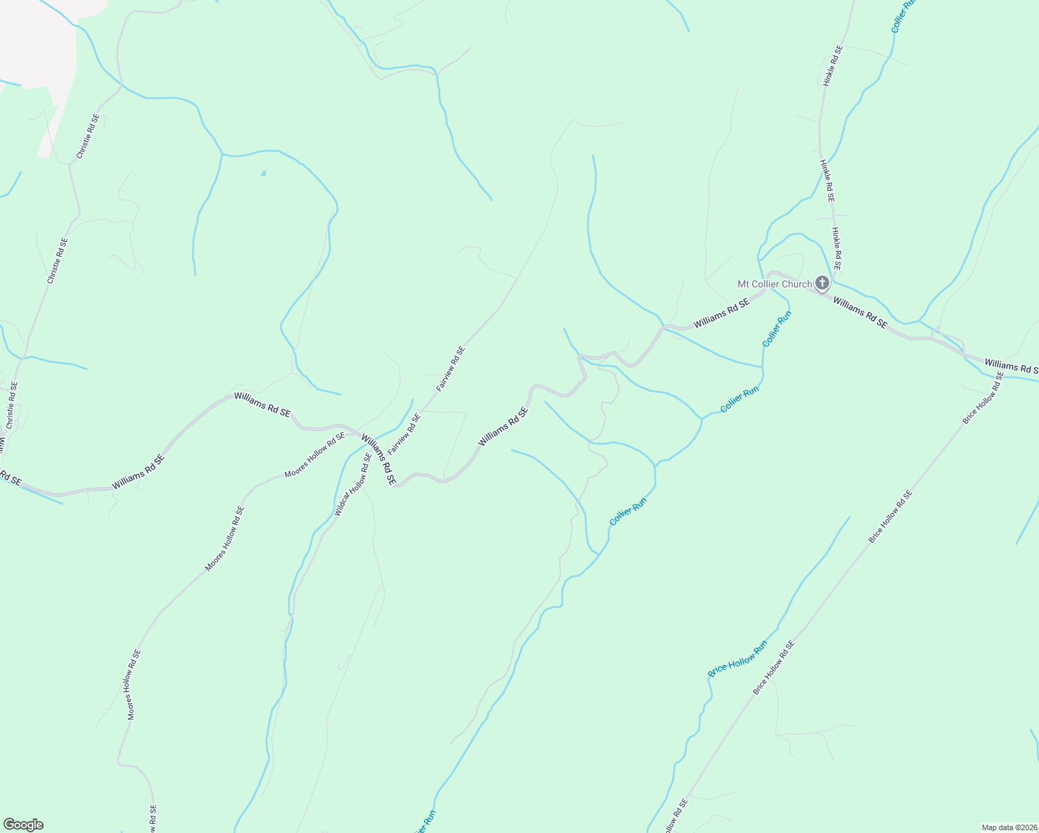 map of restaurants, bars, coffee shops, grocery stores, and more near 15099 Williams Road Southeast in Cumberland