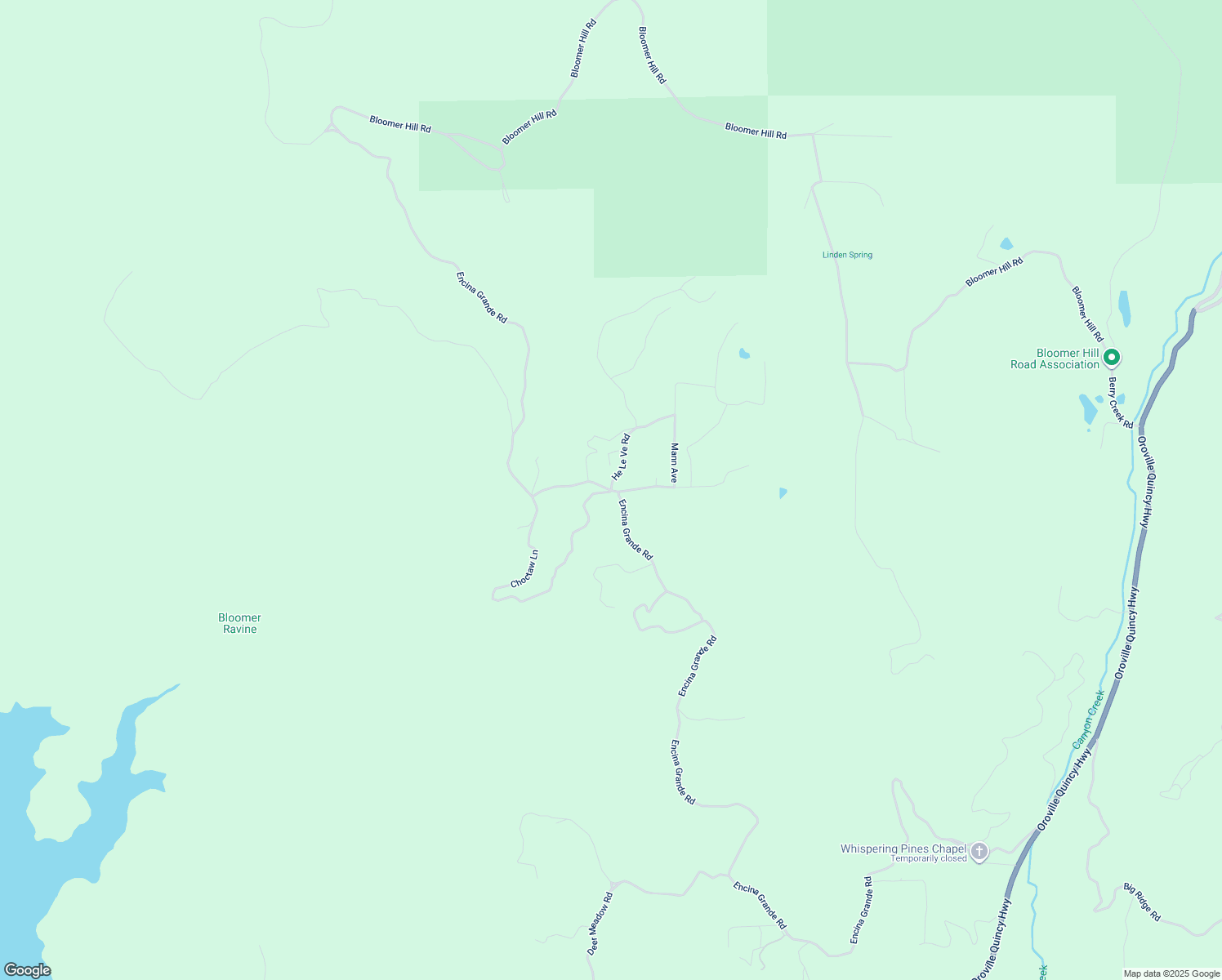 map of restaurants, bars, coffee shops, grocery stores, and more near 0 He Le Ve Road in Berry Creek
