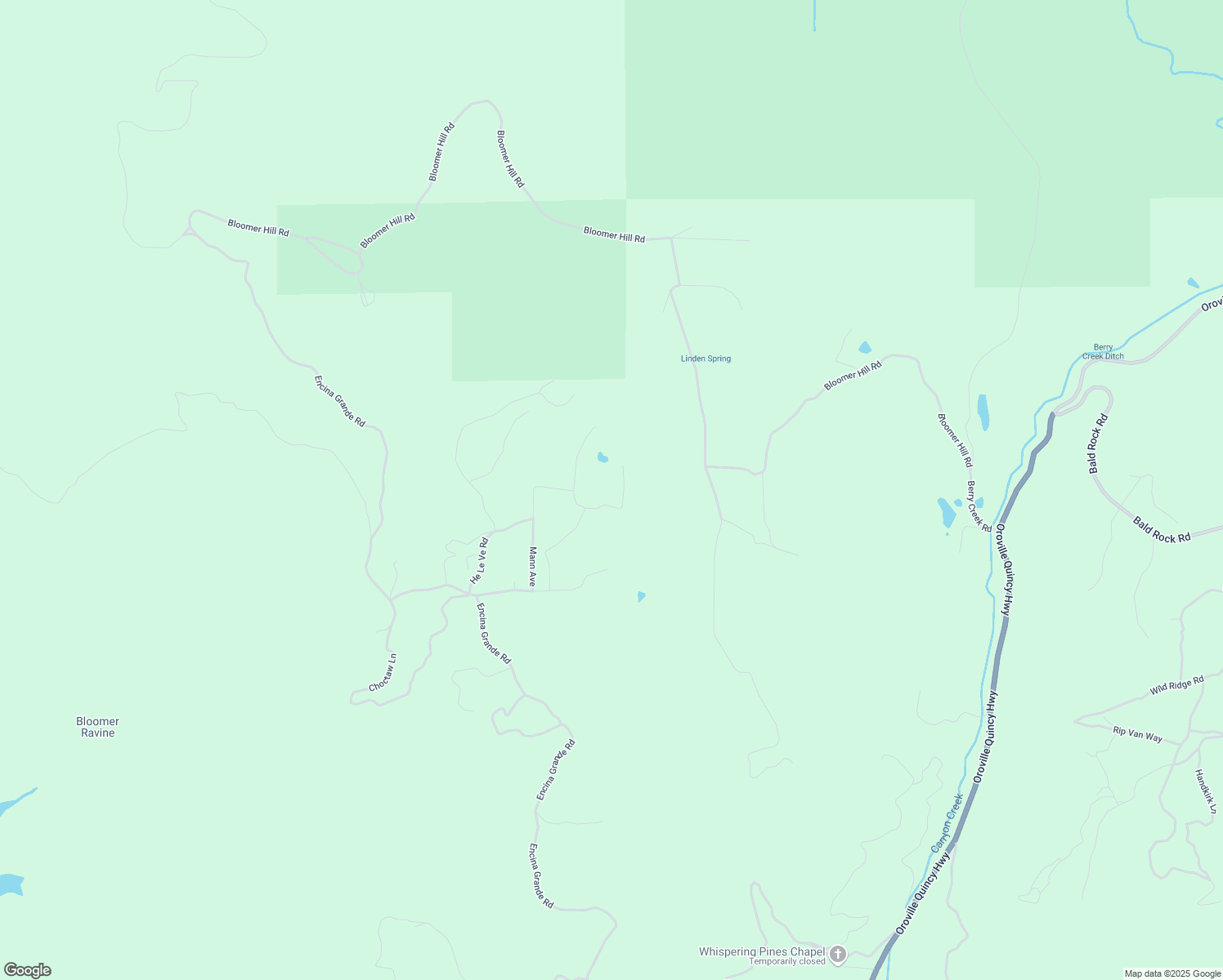 map of restaurants, bars, coffee shops, grocery stores, and more near 35 Yancy Terrace in Berry Creek
