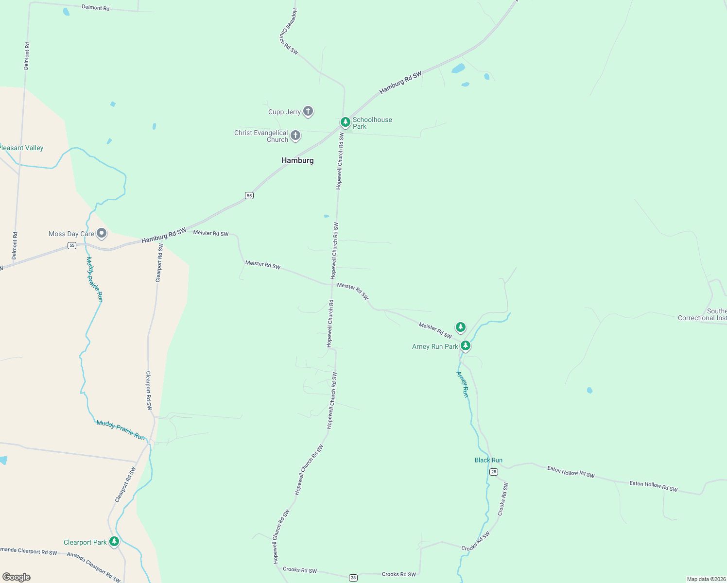map of restaurants, bars, coffee shops, grocery stores, and more near 2862 Meister Road Southwest in Lancaster