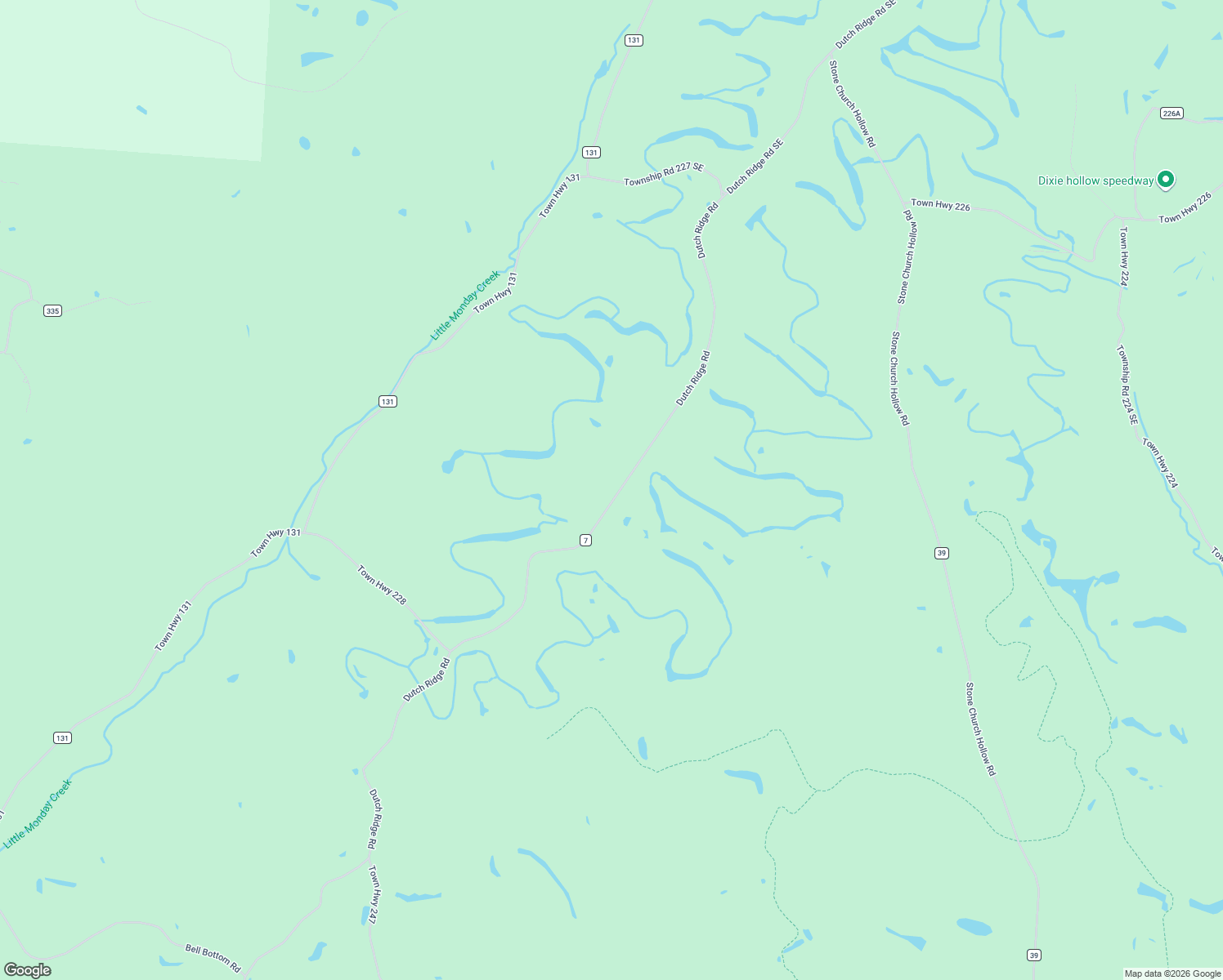 map of restaurants, bars, coffee shops, grocery stores, and more near 5344 Dutch Ridge Road in New Straitsville