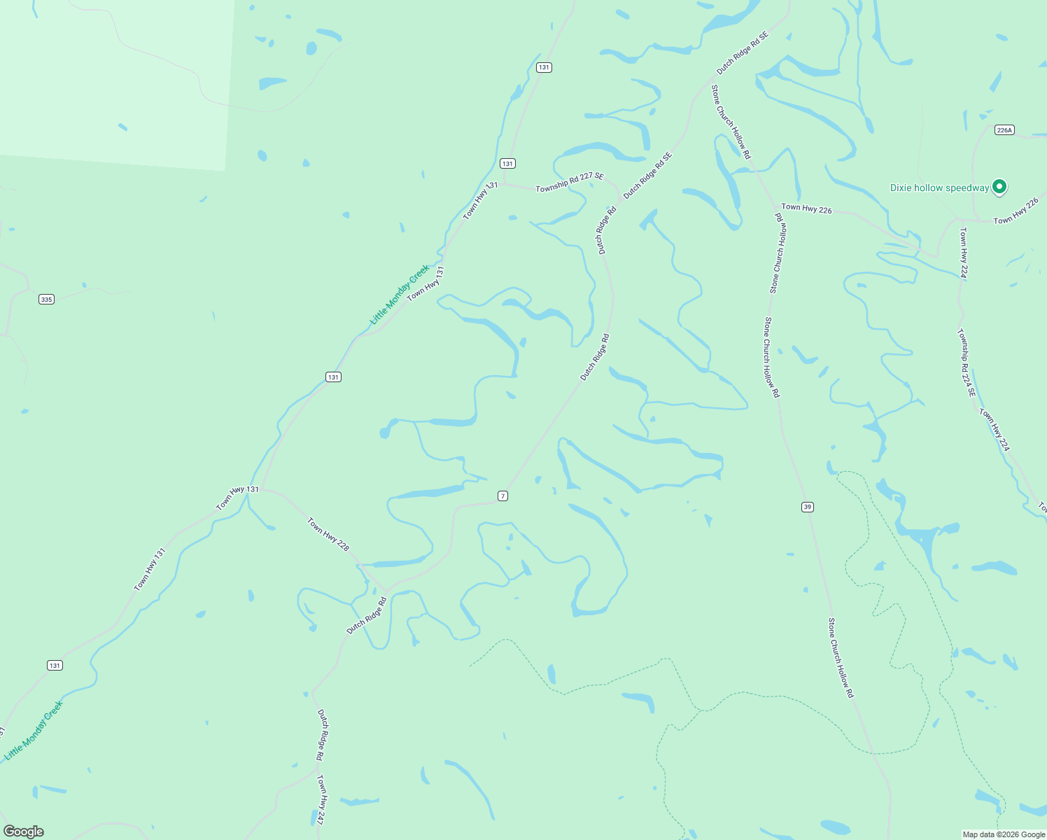 map of restaurants, bars, coffee shops, grocery stores, and more near 5344 Dutch Ridge Road in New Straitsville