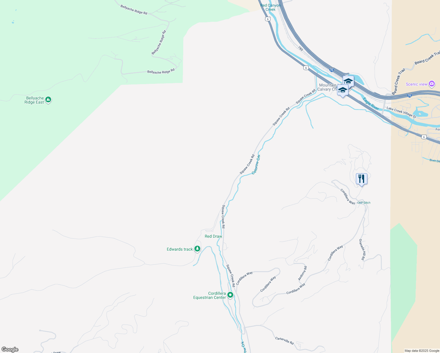 map of restaurants, bars, coffee shops, grocery stores, and more near in Eagle County