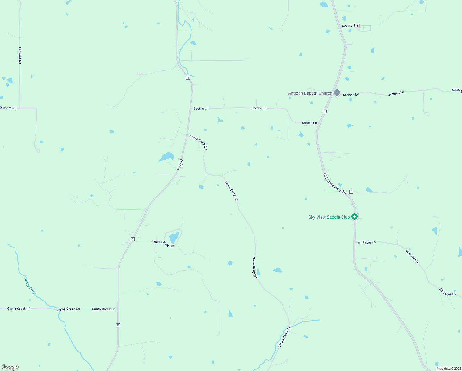 map of restaurants, bars, coffee shops, grocery stores, and more near 12686 Thorn Berry Road in New London