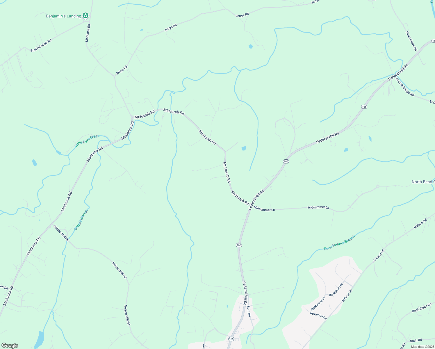 map of restaurants, bars, coffee shops, grocery stores, and more near 1939 Mount Horeb Road in Street