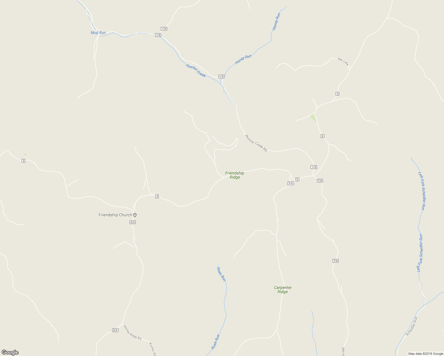 map of restaurants, bars, coffee shops, grocery stores, and more near 7763 Doolin Run Road in New Martinsville