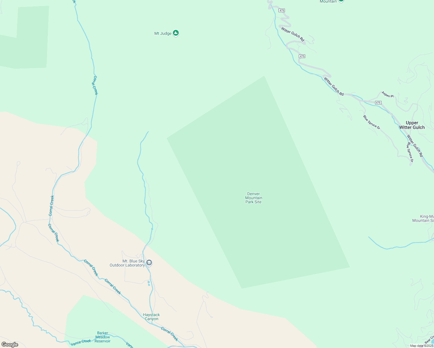 map of restaurants, bars, coffee shops, grocery stores, and more near 298 Juniper Lane in Evergreen