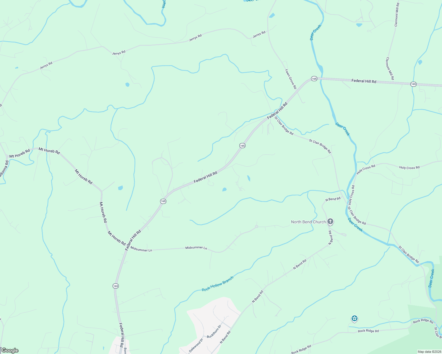 map of restaurants, bars, coffee shops, grocery stores, and more near 4311 Federal Hill Rd in Street