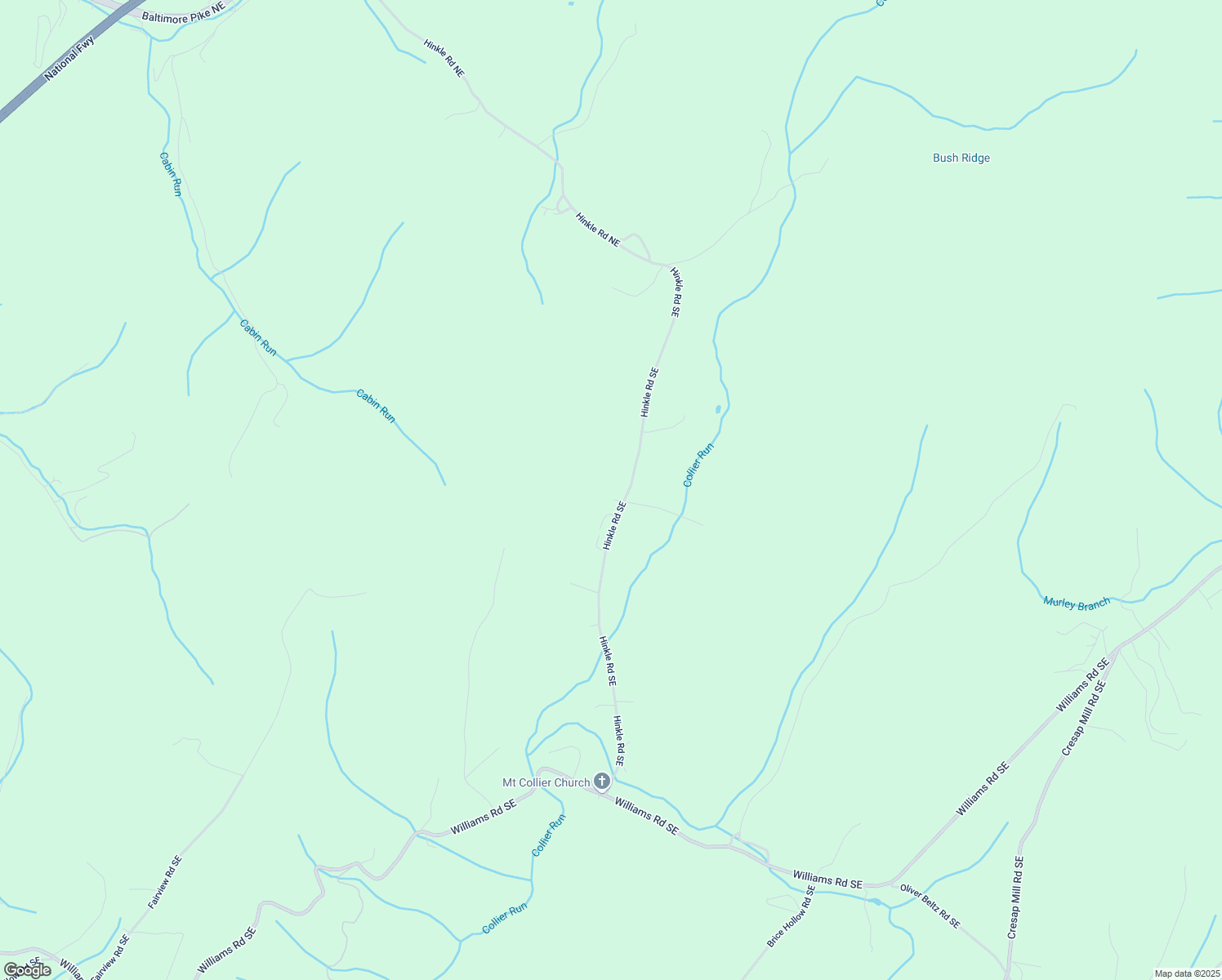 map of restaurants, bars, coffee shops, grocery stores, and more near 10407 Hinkle Road Southeast in Cumberland