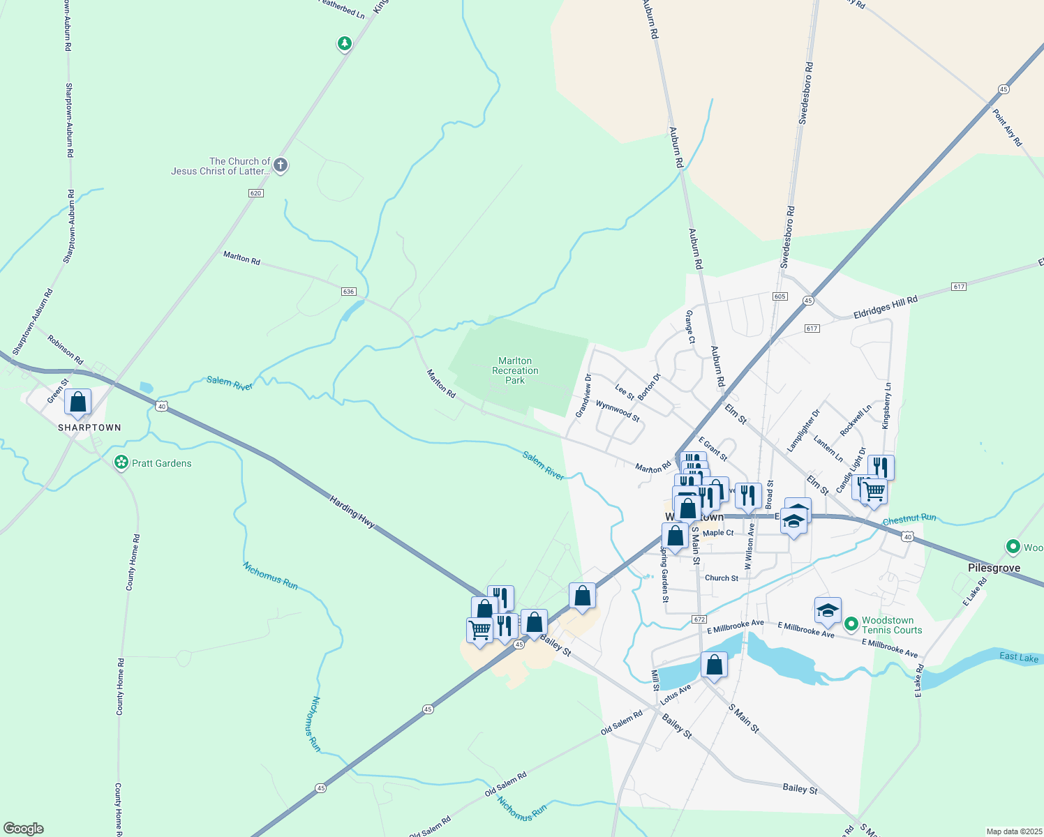 109 Marlton Road, Pilesgrove NJ Walk Score