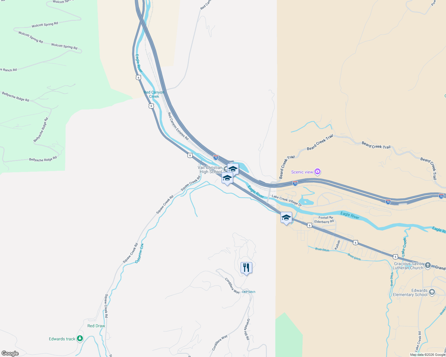 map of restaurants, bars, coffee shops, grocery stores, and more near 31622 U.S. 6 in Edwards
