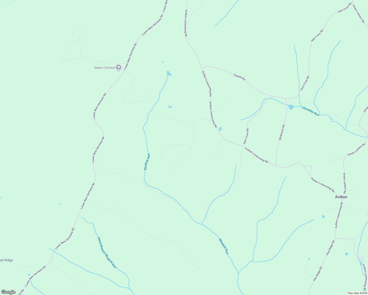 map of restaurants, bars, coffee shops, grocery stores, and more near 33 Teaberry Ridge Road in Lonaconing
