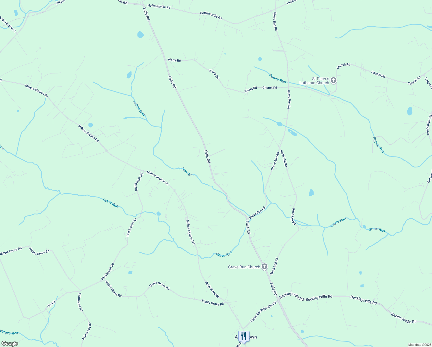 map of restaurants, bars, coffee shops, grocery stores, and more near 5220 White Pine Drive in Hampstead