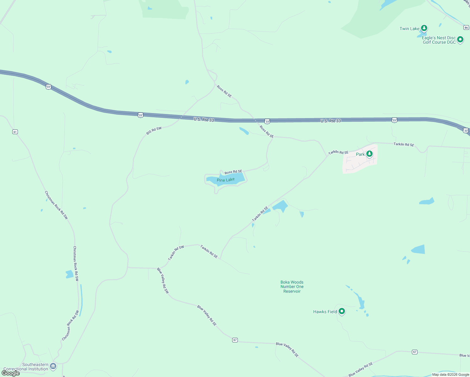 map of restaurants, bars, coffee shops, grocery stores, and more near 555 Ross Road Southeast in Lancaster