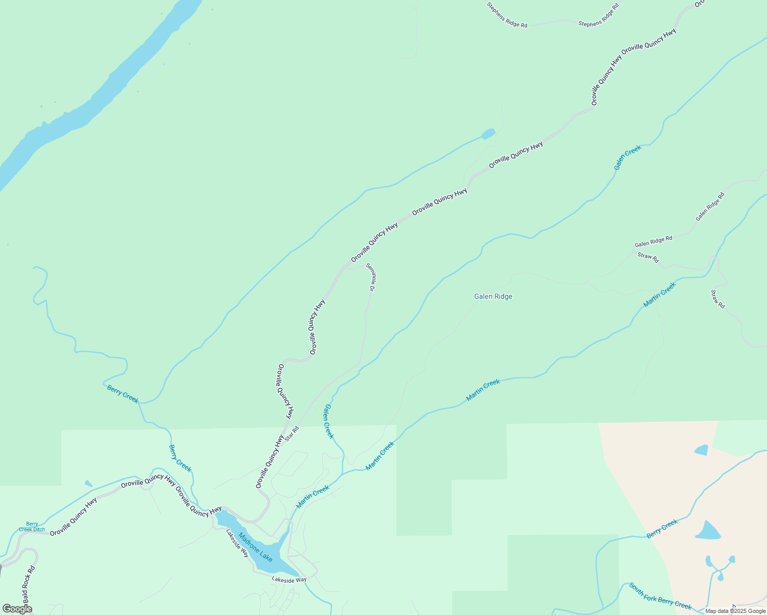 map of restaurants, bars, coffee shops, grocery stores, and more near 111 Seminole Drive in Berry Creek