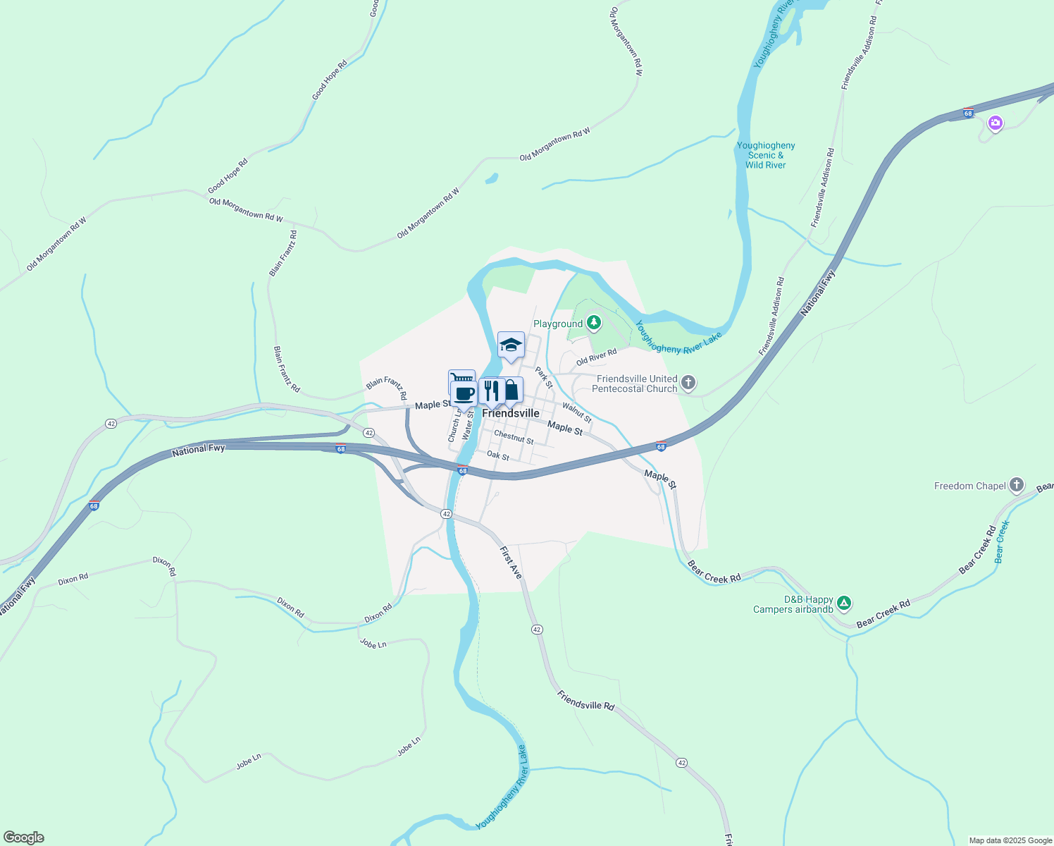 253 Maple Street, Friendsville MD Walk Score