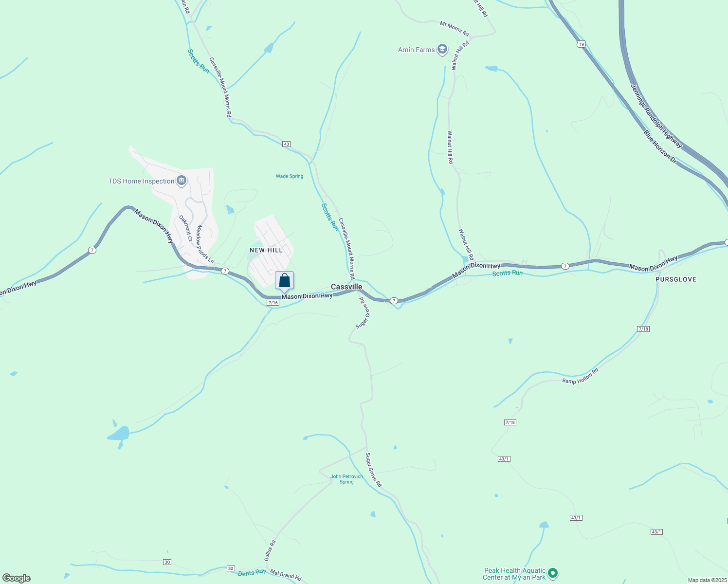 map of restaurants, bars, coffee shops, grocery stores, and more near in Cassville