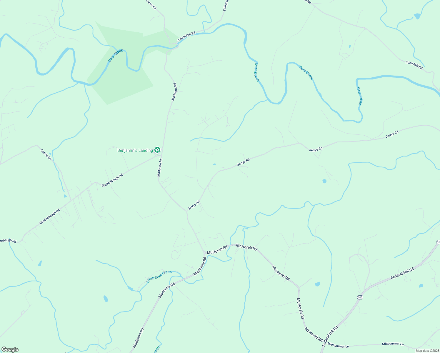 map of restaurants, bars, coffee shops, grocery stores, and more near 2209 Jerrys Road in Street