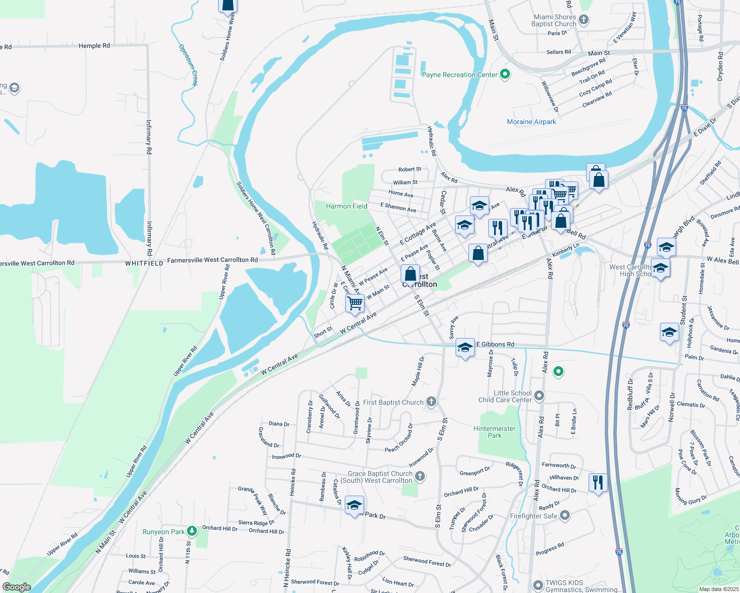 219 East Main Street, West Carrollton OH Walk Score