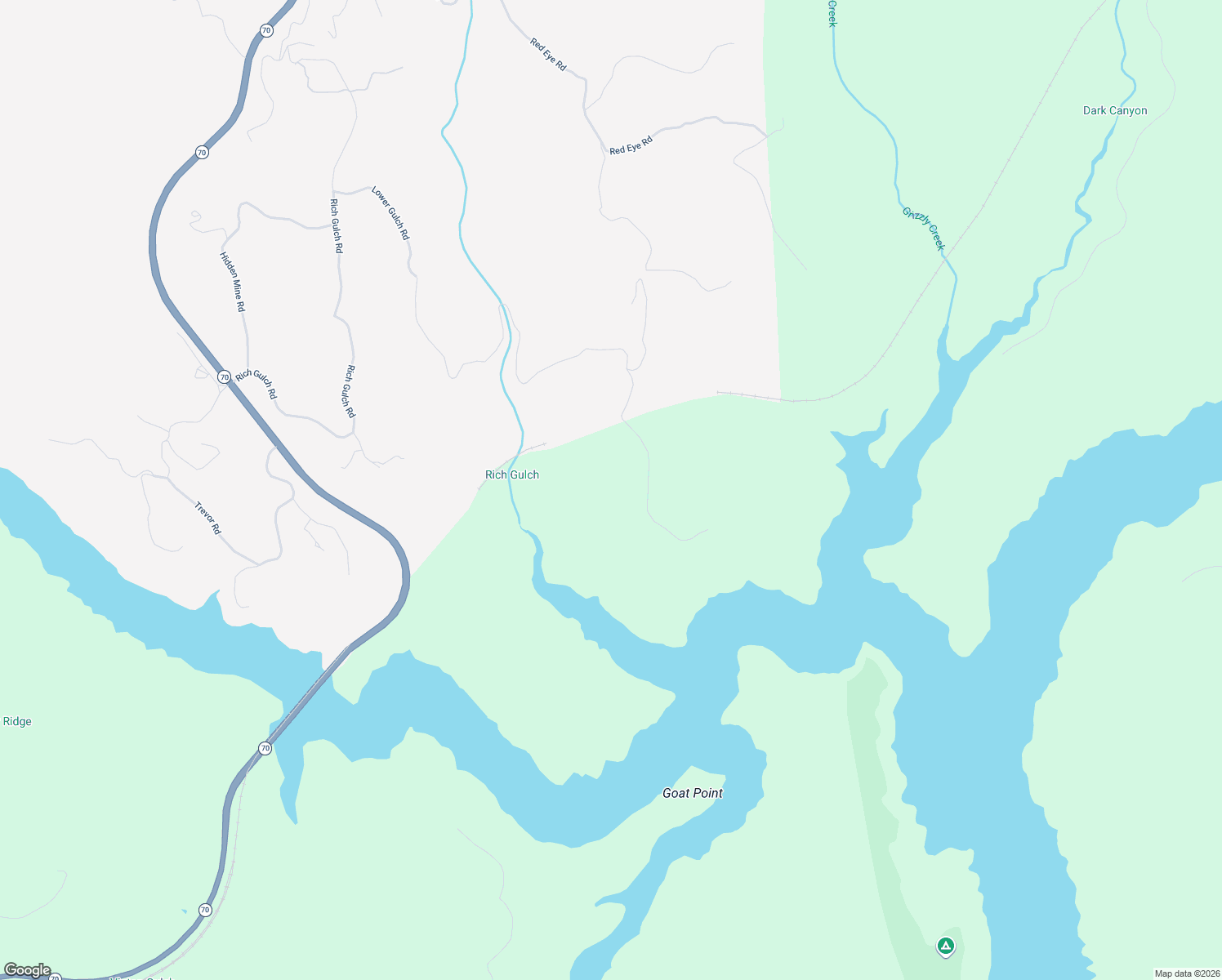 map of restaurants, bars, coffee shops, grocery stores, and more near Lower Gulch Road in Oroville