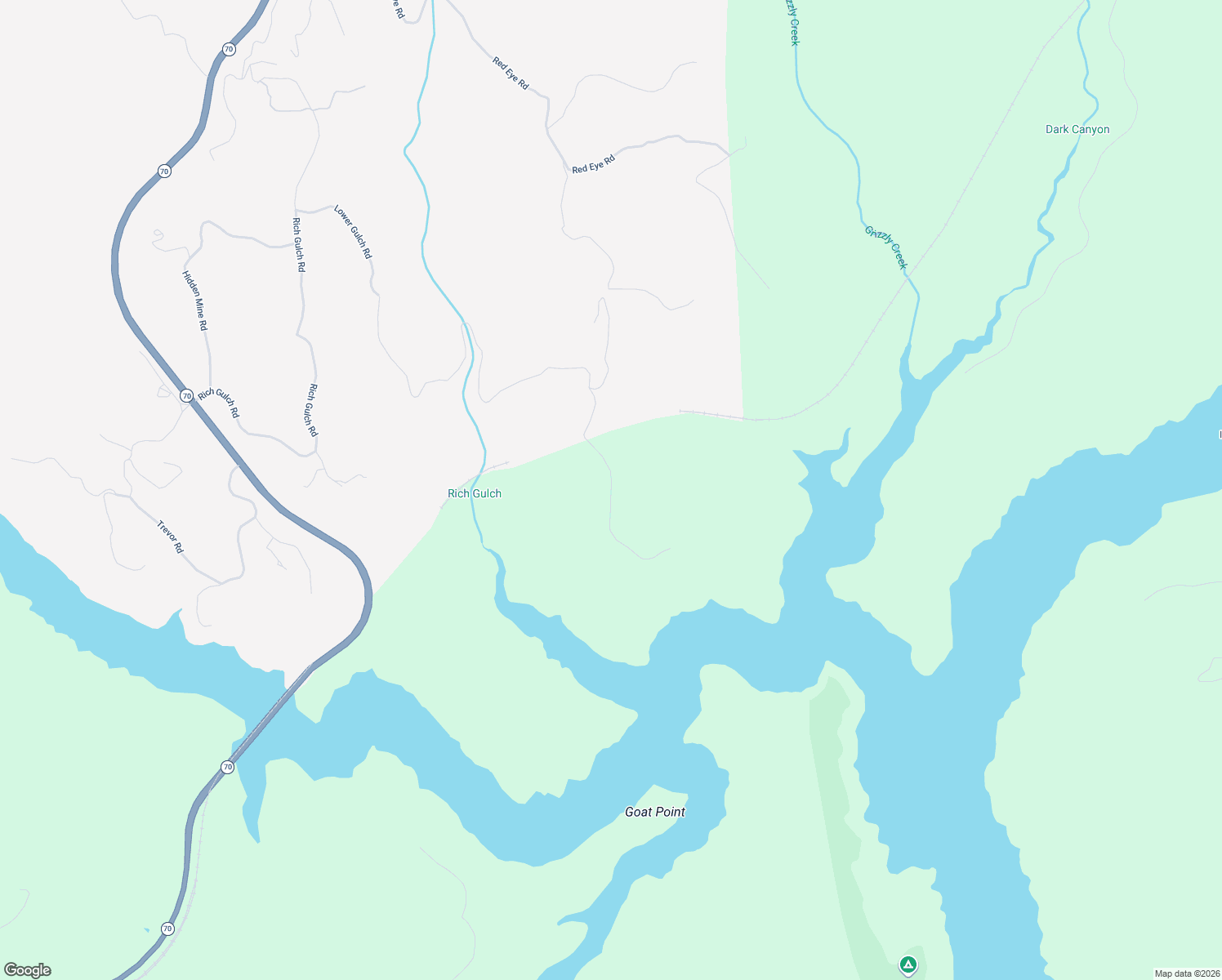 map of restaurants, bars, coffee shops, grocery stores, and more near Lower Gulch Rd in Oroville