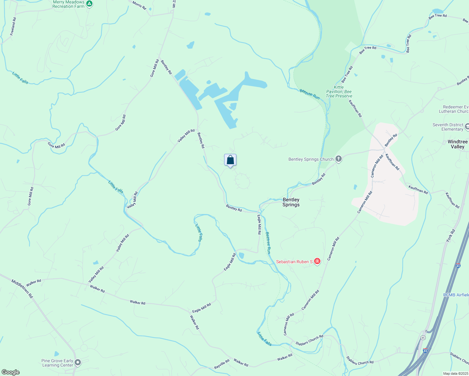 map of restaurants, bars, coffee shops, grocery stores, and more near 705 Jaclyn Circle in Freeland