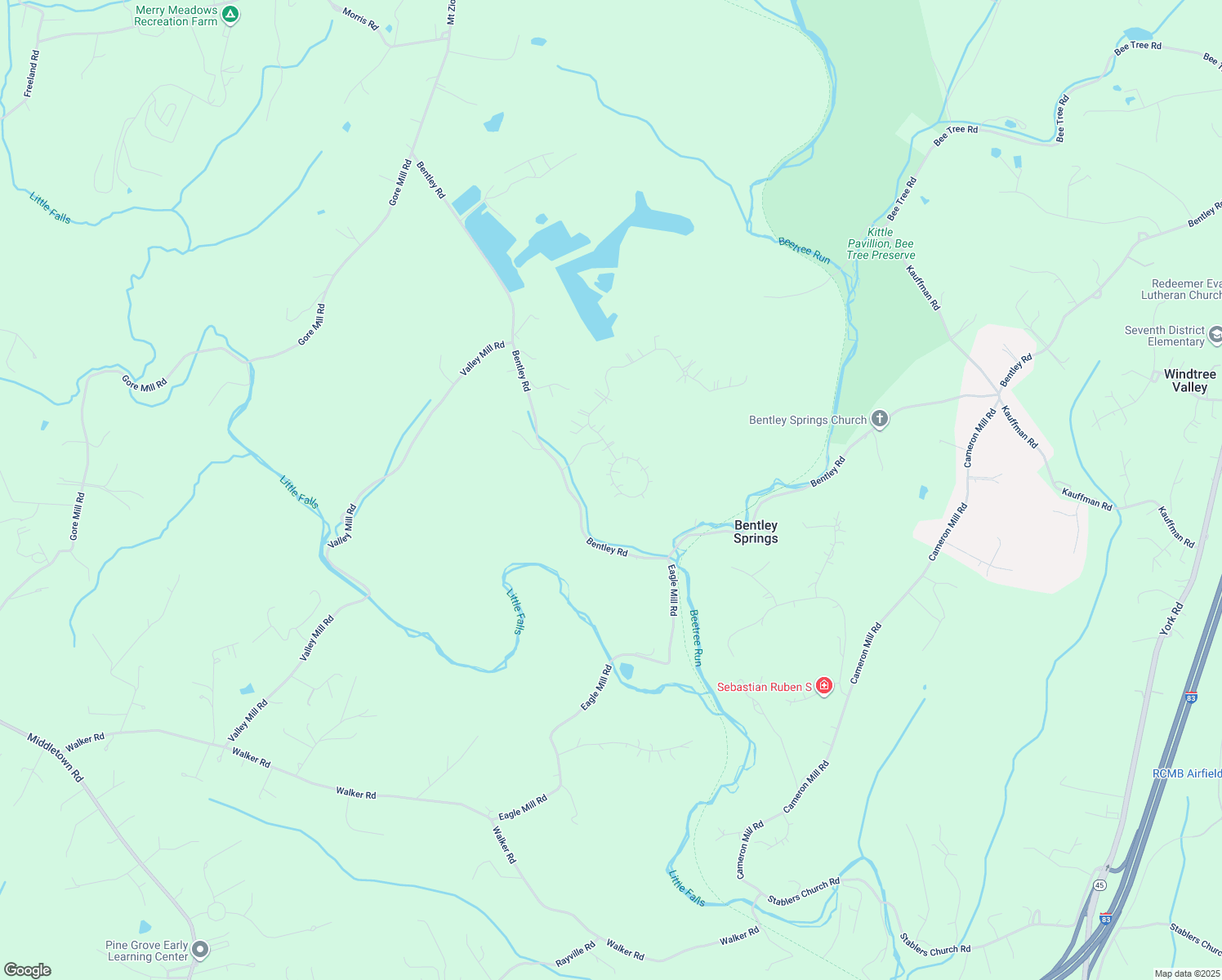 map of restaurants, bars, coffee shops, grocery stores, and more near 705 Jaclyn Circle in Freeland