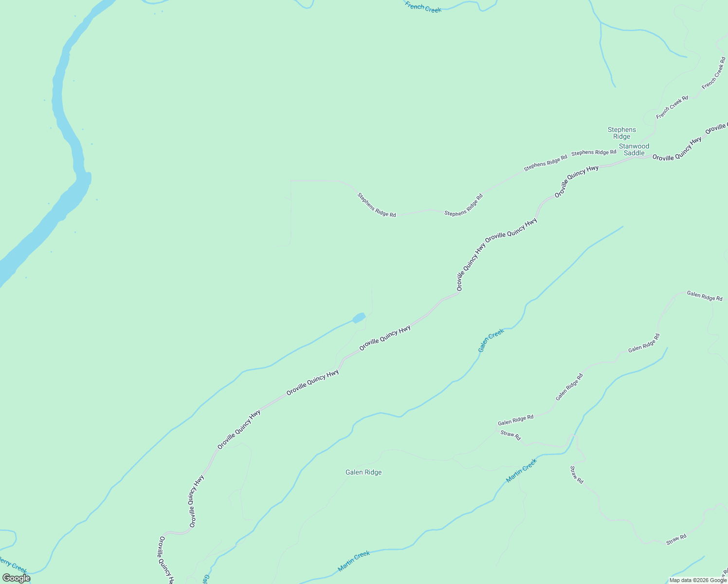 map of restaurants, bars, coffee shops, grocery stores, and more near 180 Mirage Lake Road in Berry Creek