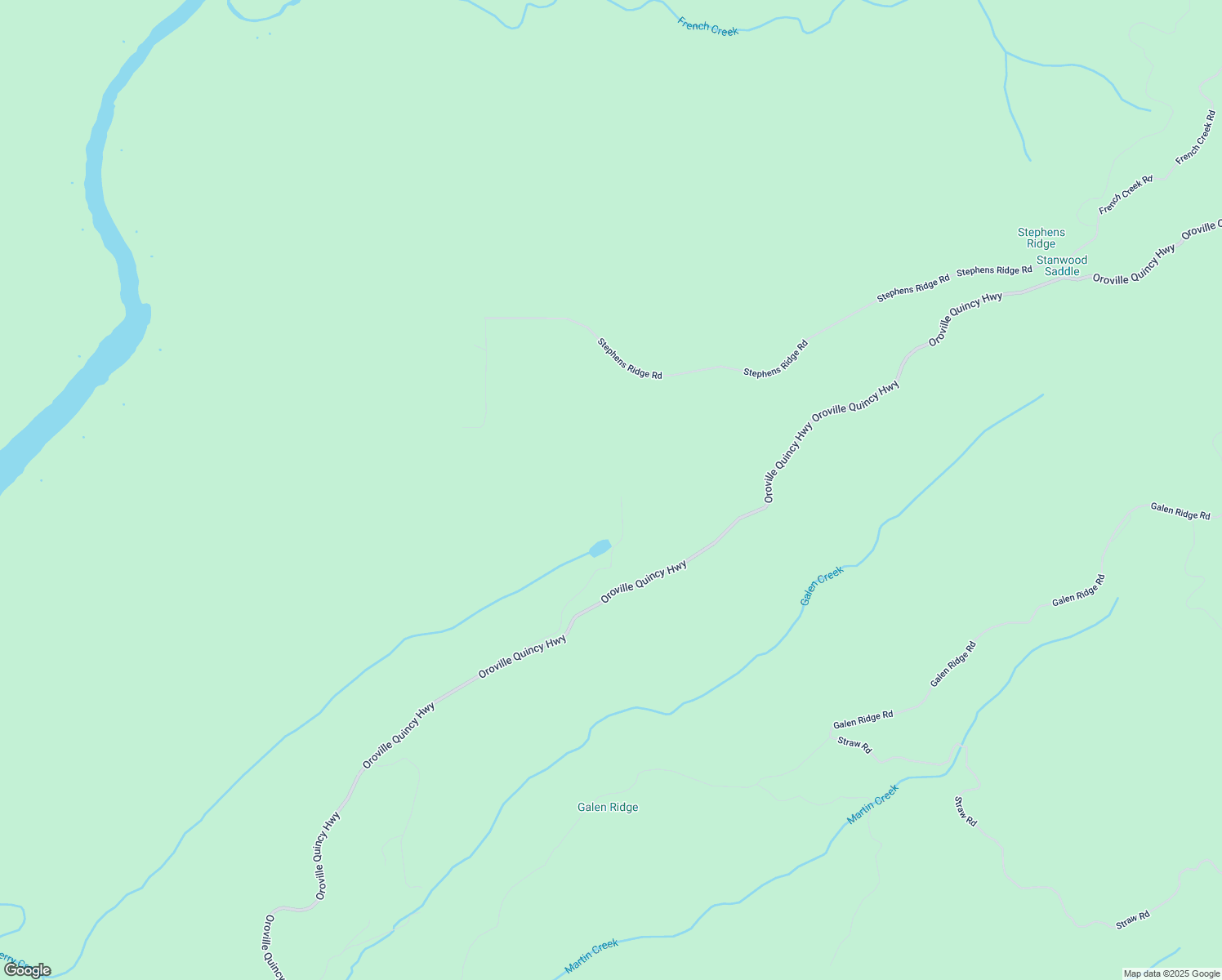 map of restaurants, bars, coffee shops, grocery stores, and more near 180 Mirage Lake Road in Berry Creek