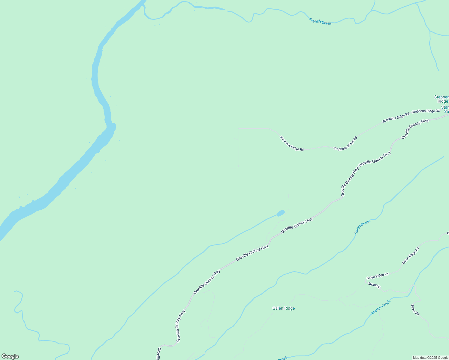 map of restaurants, bars, coffee shops, grocery stores, and more near 175 Bonnie Meadow Lane in Berry Creek