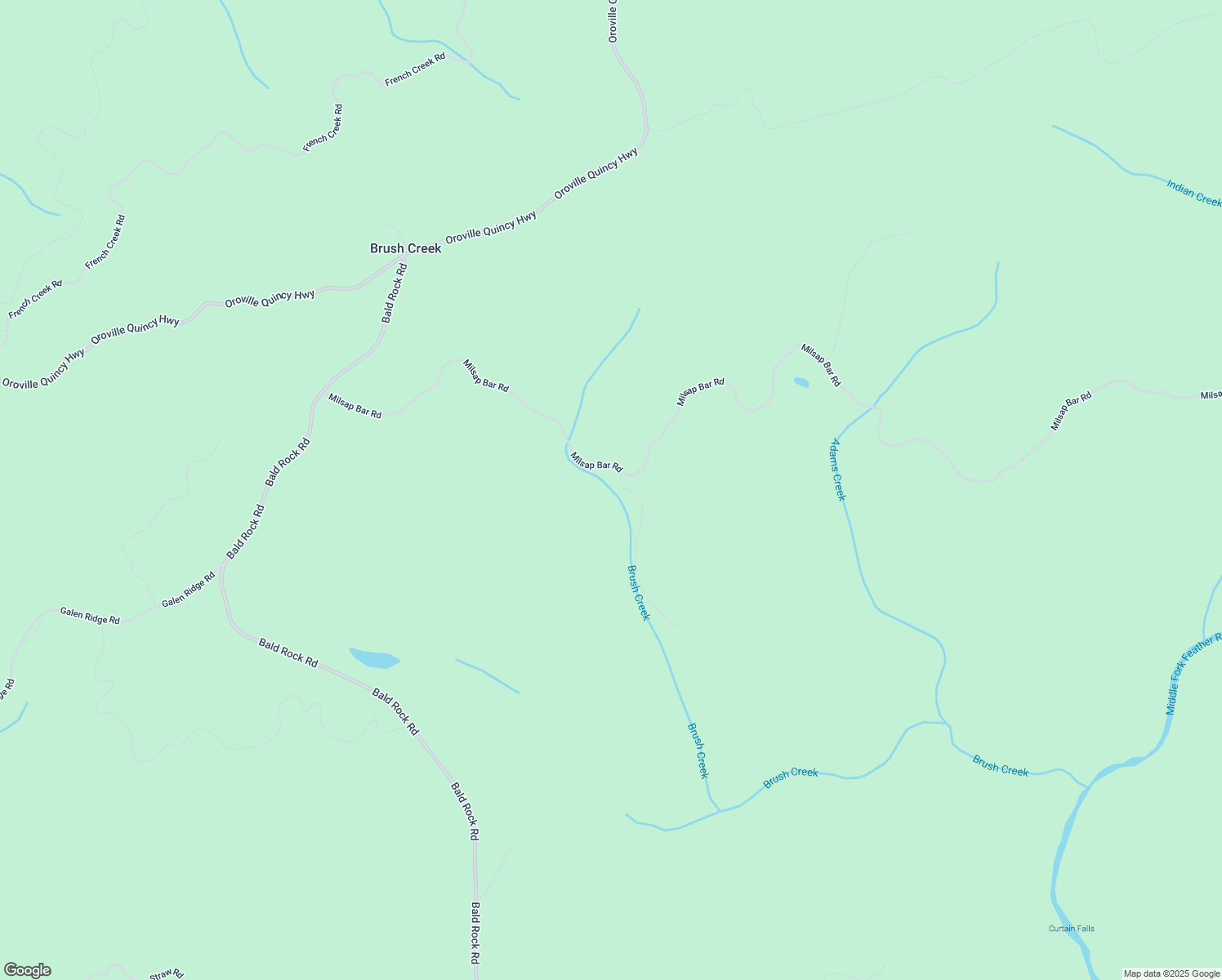 map of restaurants, bars, coffee shops, grocery stores, and more near 24 Kaelin Road in Berry Creek