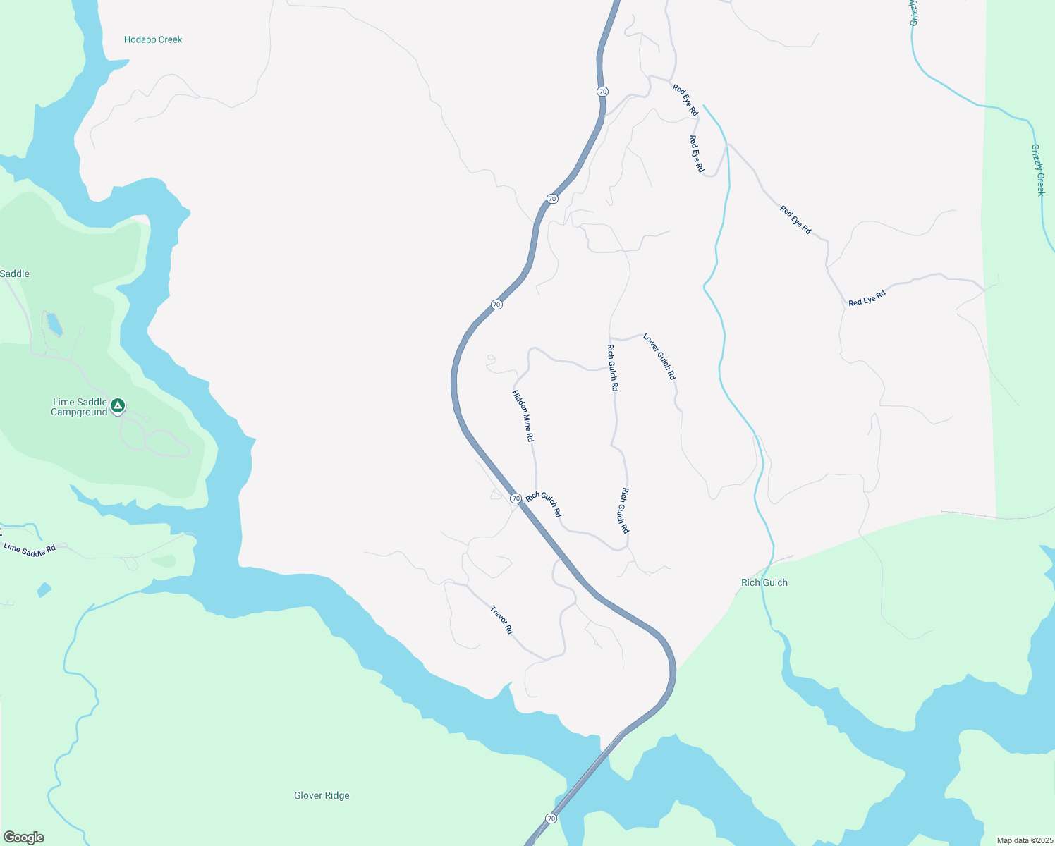 map of restaurants, bars, coffee shops, grocery stores, and more near 2 Hidden Mine Road in Oroville