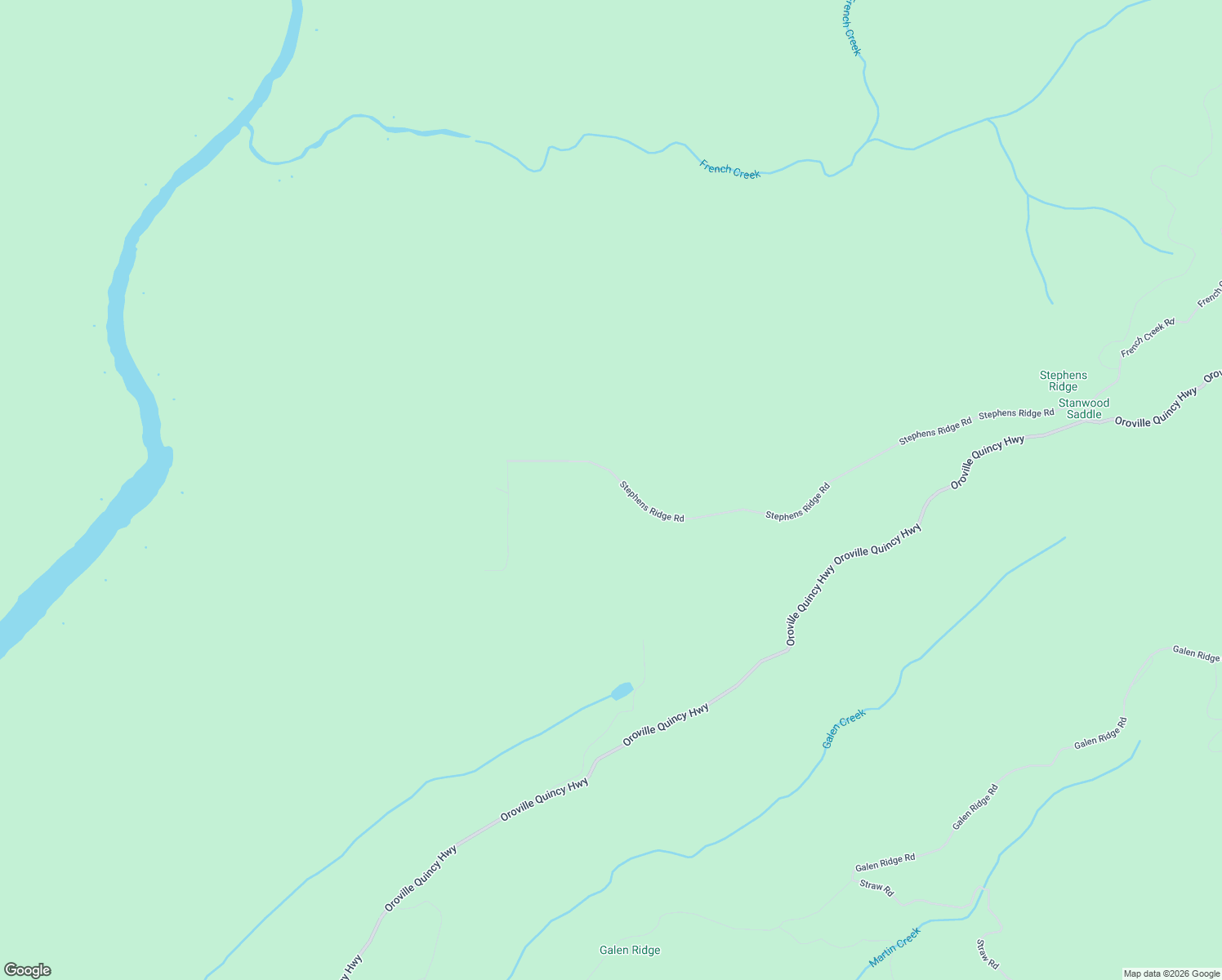 map of restaurants, bars, coffee shops, grocery stores, and more near 67 Stephens Ridge Road in Berry Creek